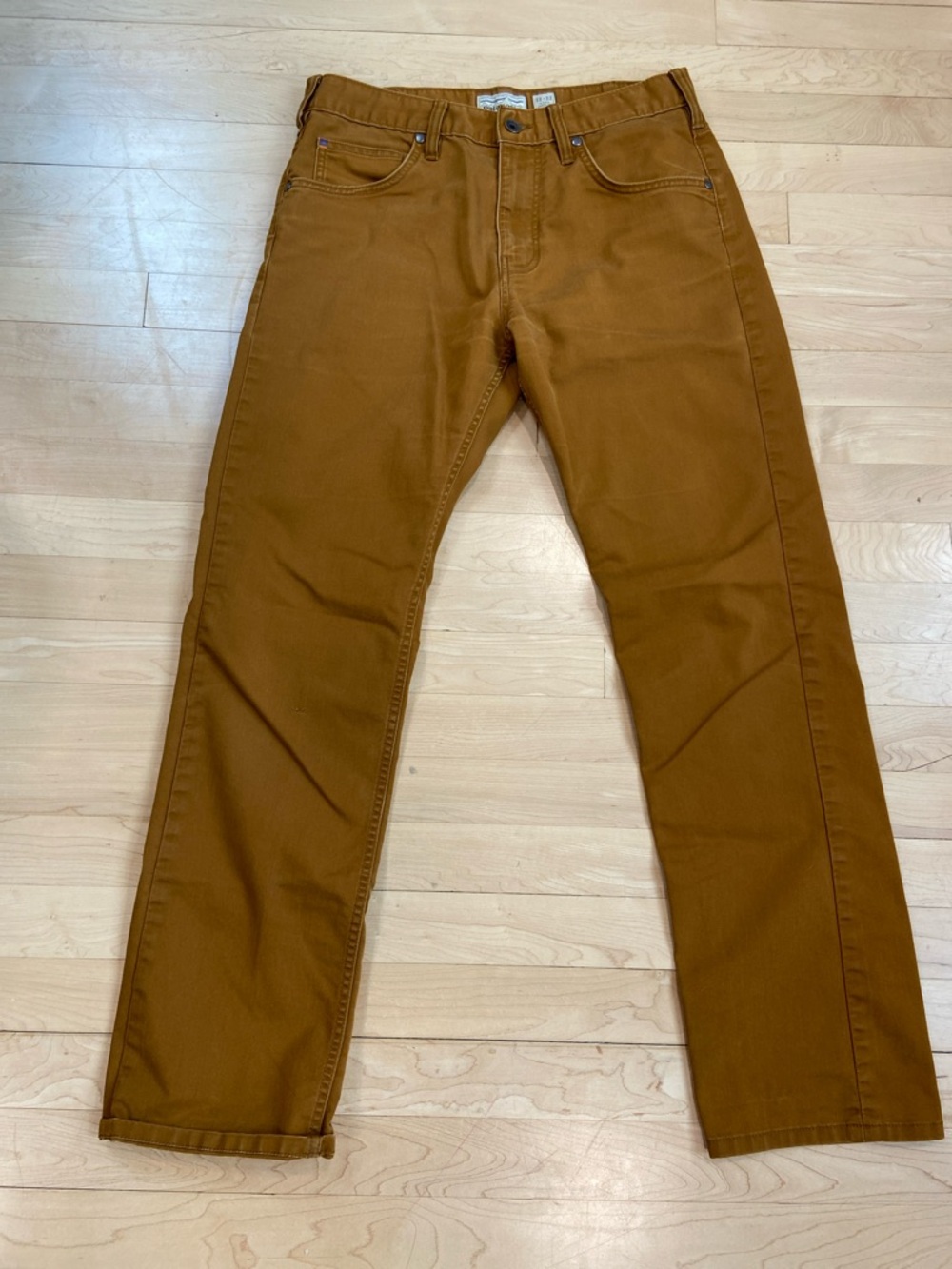 Patagonia Performance Twill Straight Fit Pants Men’s 32x32 coriander brow.